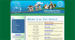 Desktop Screenshot of hhparkdistrict.org